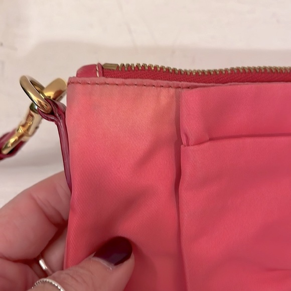 Prada Hot Pink Fiocco Bow Tessuto Nylon Crossbody - Picture 13 of 15